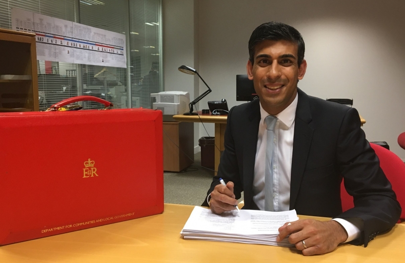 Rishi Sunak at Ministry of Housing, Communities and Local Government