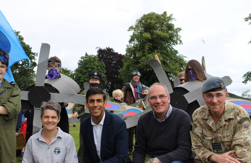 Rishi Sunak at Bedale Scouts and Guides Community Festival