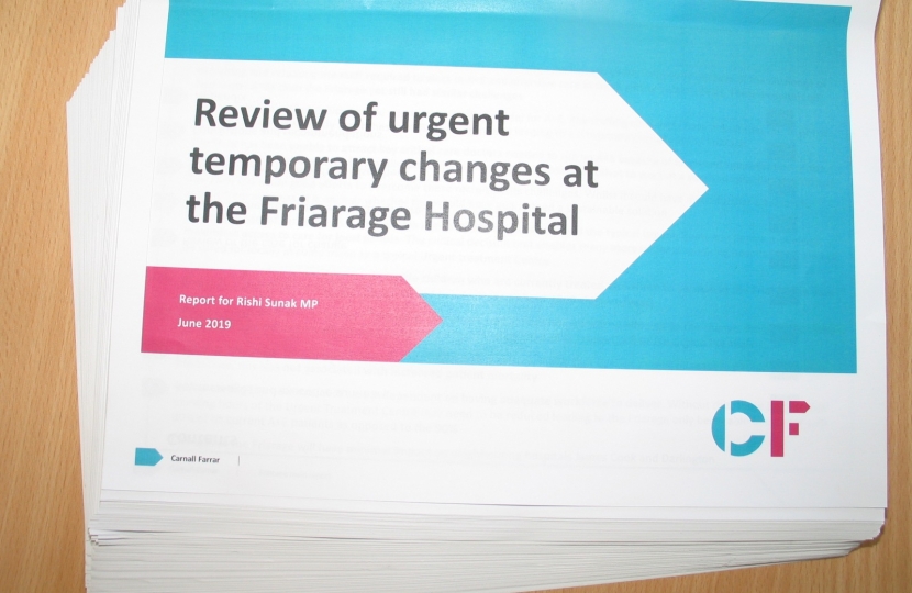 Friarage Hospital report