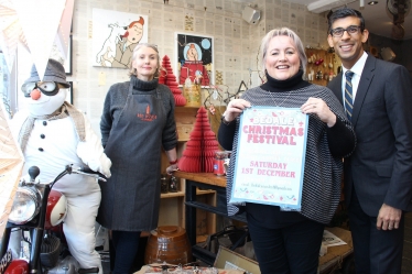 Rishi Sunak at Red House Bedale for Small Business Saturday