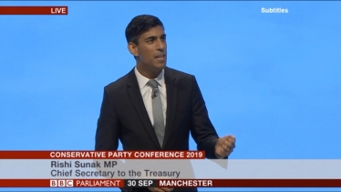 Rishi Sunak at Conservative Party Conference 30.9.19
