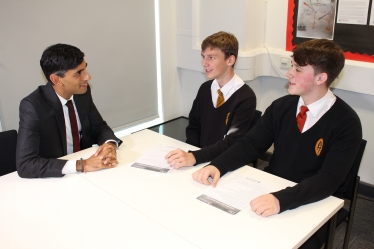 Rishi Sunak interviewed by the Two Georges