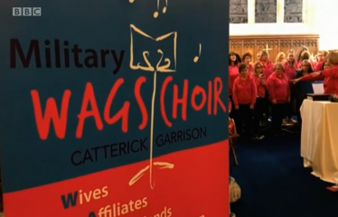 Catterick Military WAGS choir